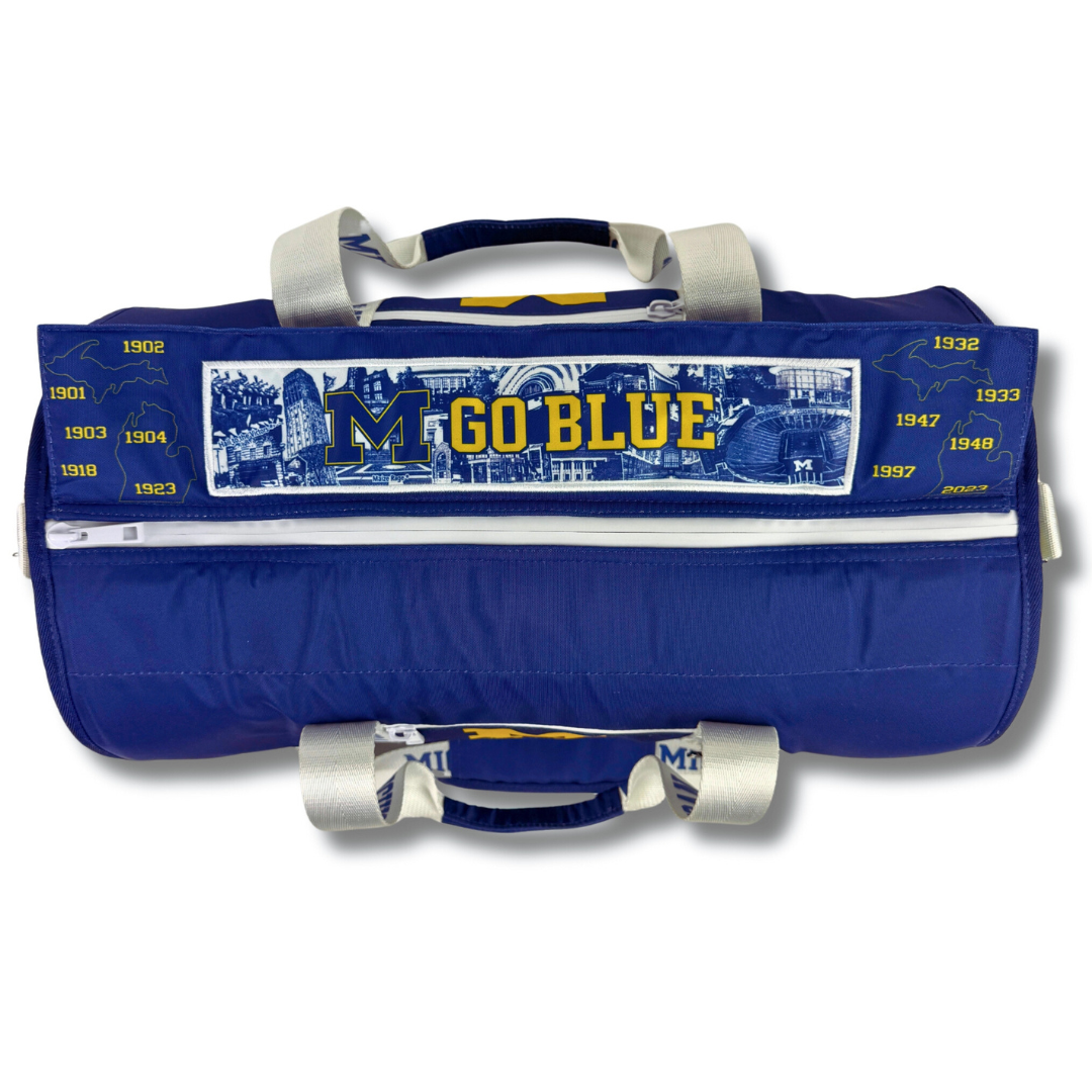 Upper Part Of University of Michigan Duffle Cooler