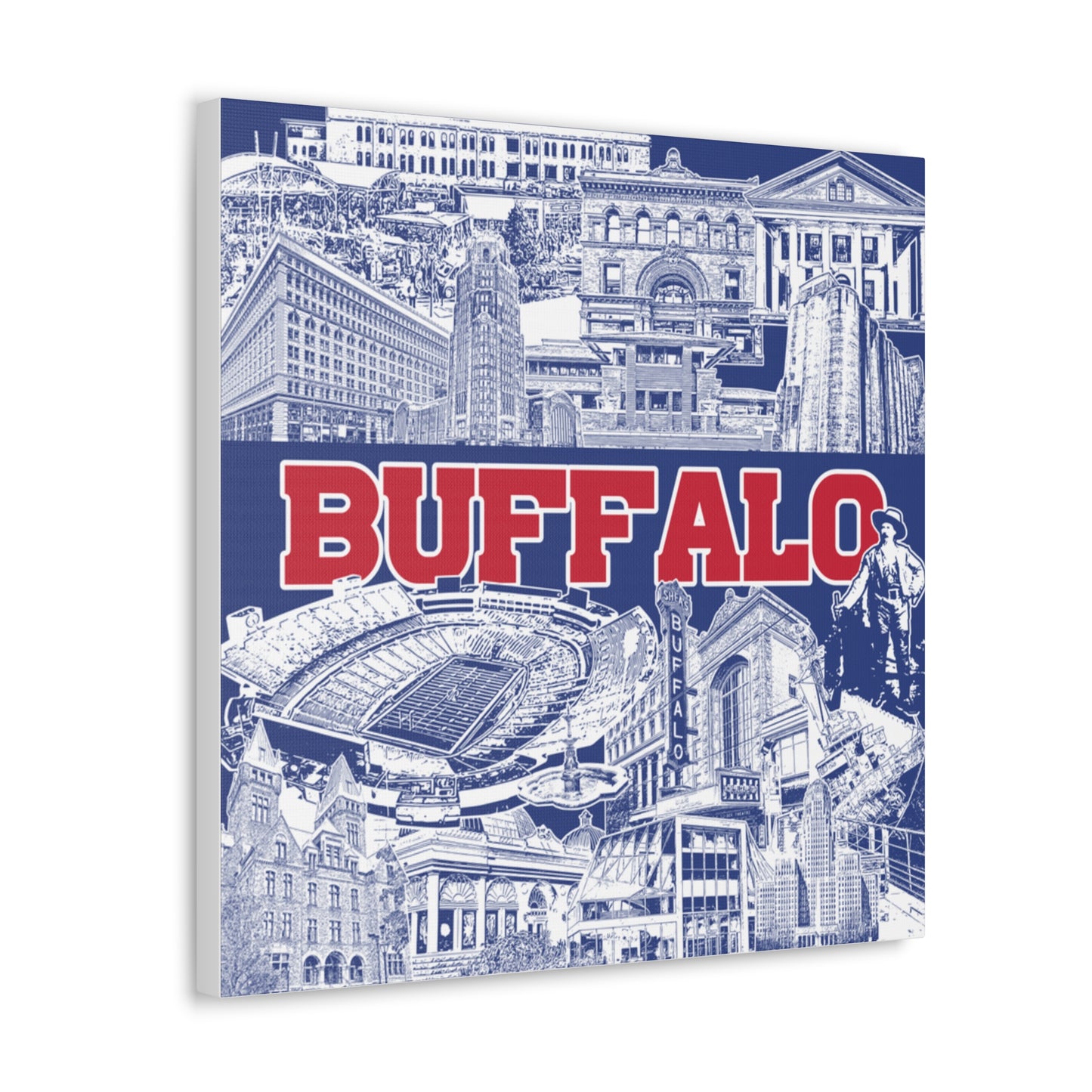 Buffalo Canvas Gallery Wraps
