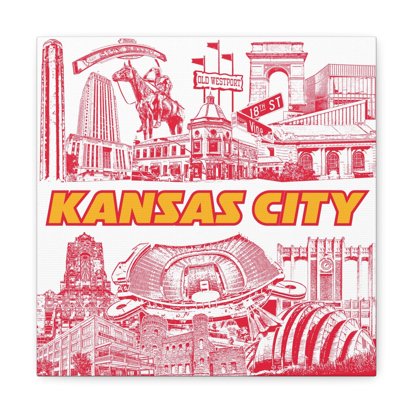 Canvas gallery wrap print made with 100% cotton fabric
