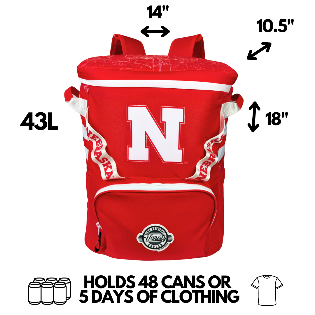 University of Nebraska Backpack Cooler