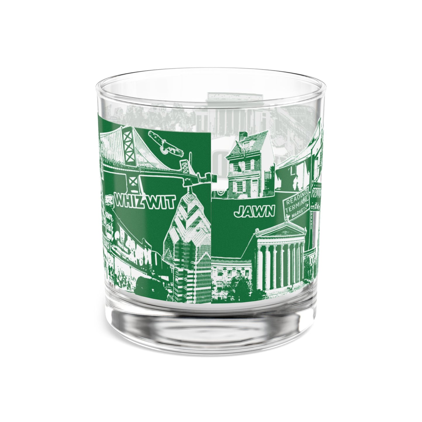 Philadelphia Rocks Glass, 10oz- Backside
