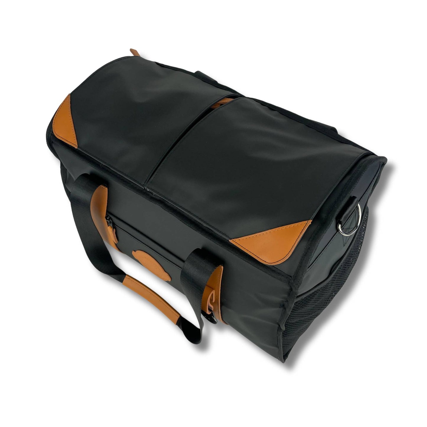 Top-tier of black cruise course cooler bag