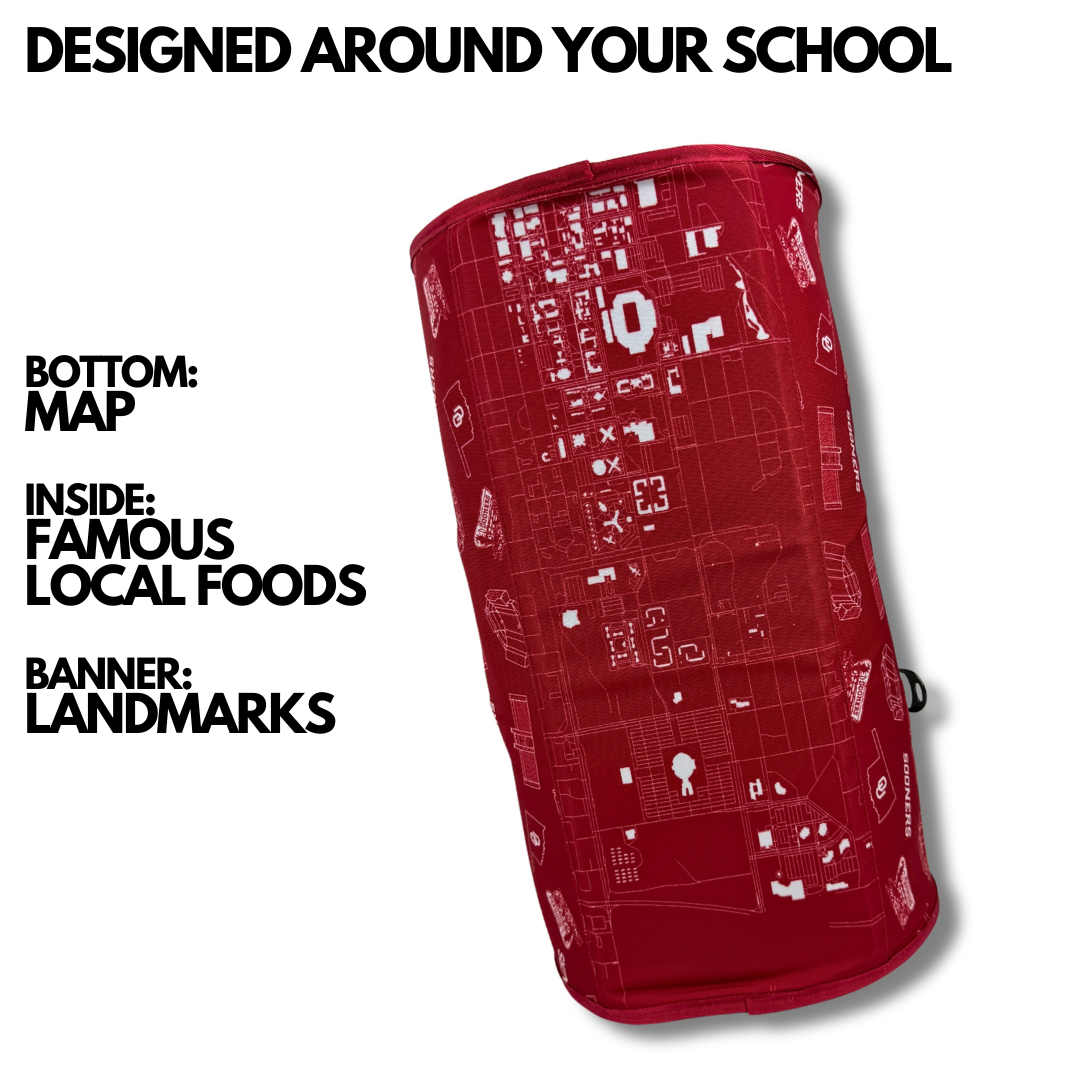 The Bottom Part Of University of Oklahoma Duffle Cooler