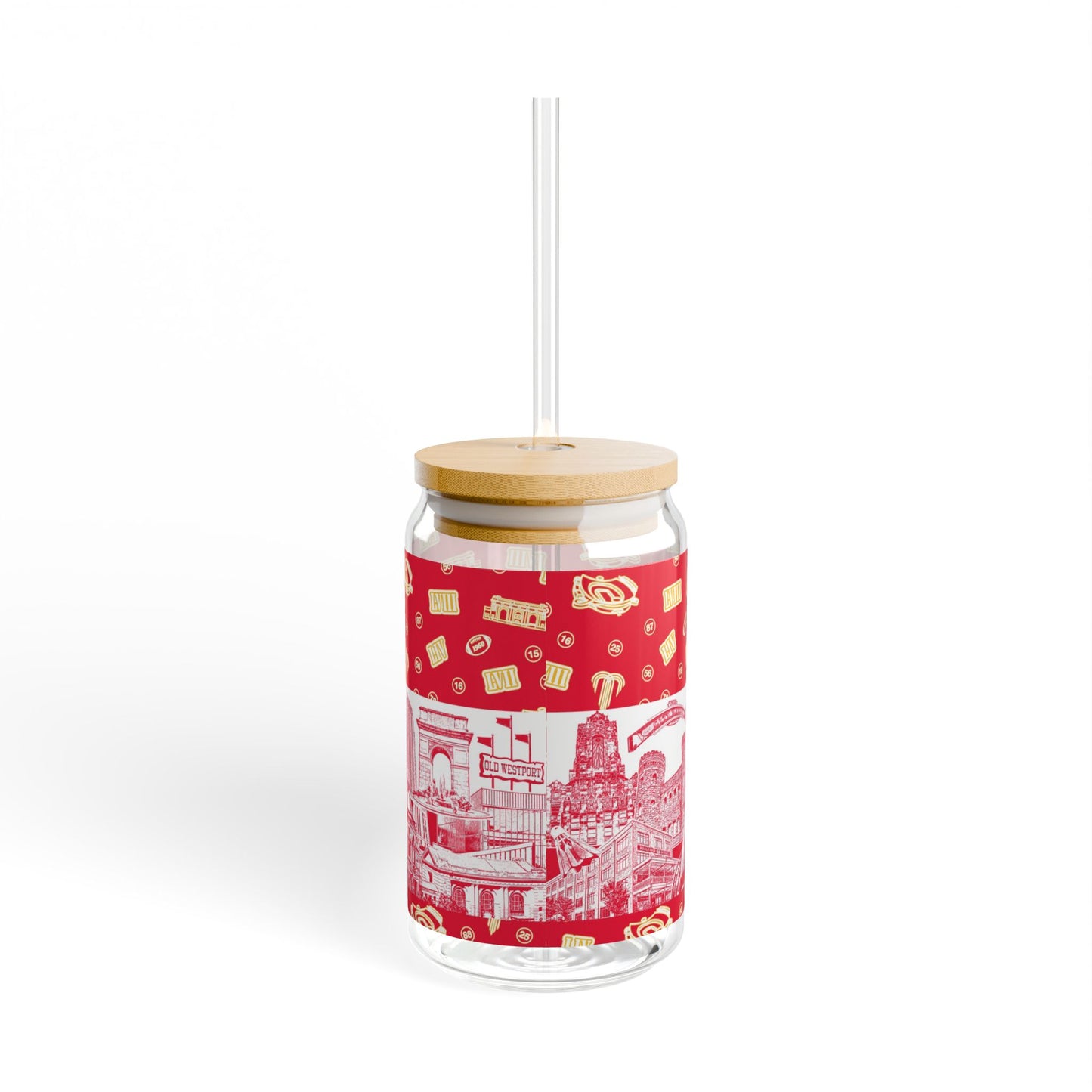 BPA-free Kansas City sipper glass