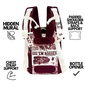 Texas-A&M-University-Backpack-Cooler-Features