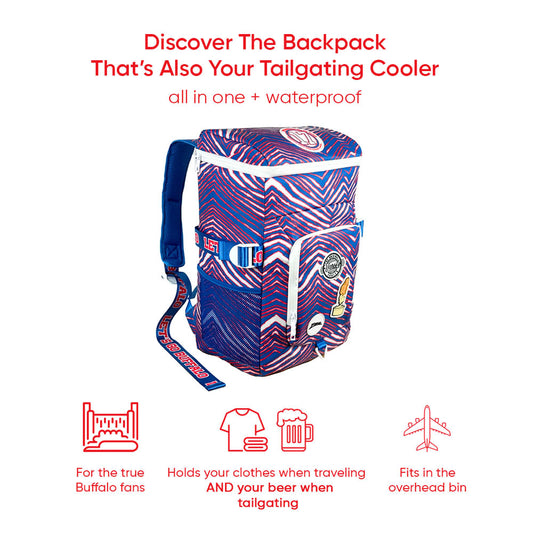 Buffalo Backpack Cooler - Patricia Allen Fund x Zubaz
