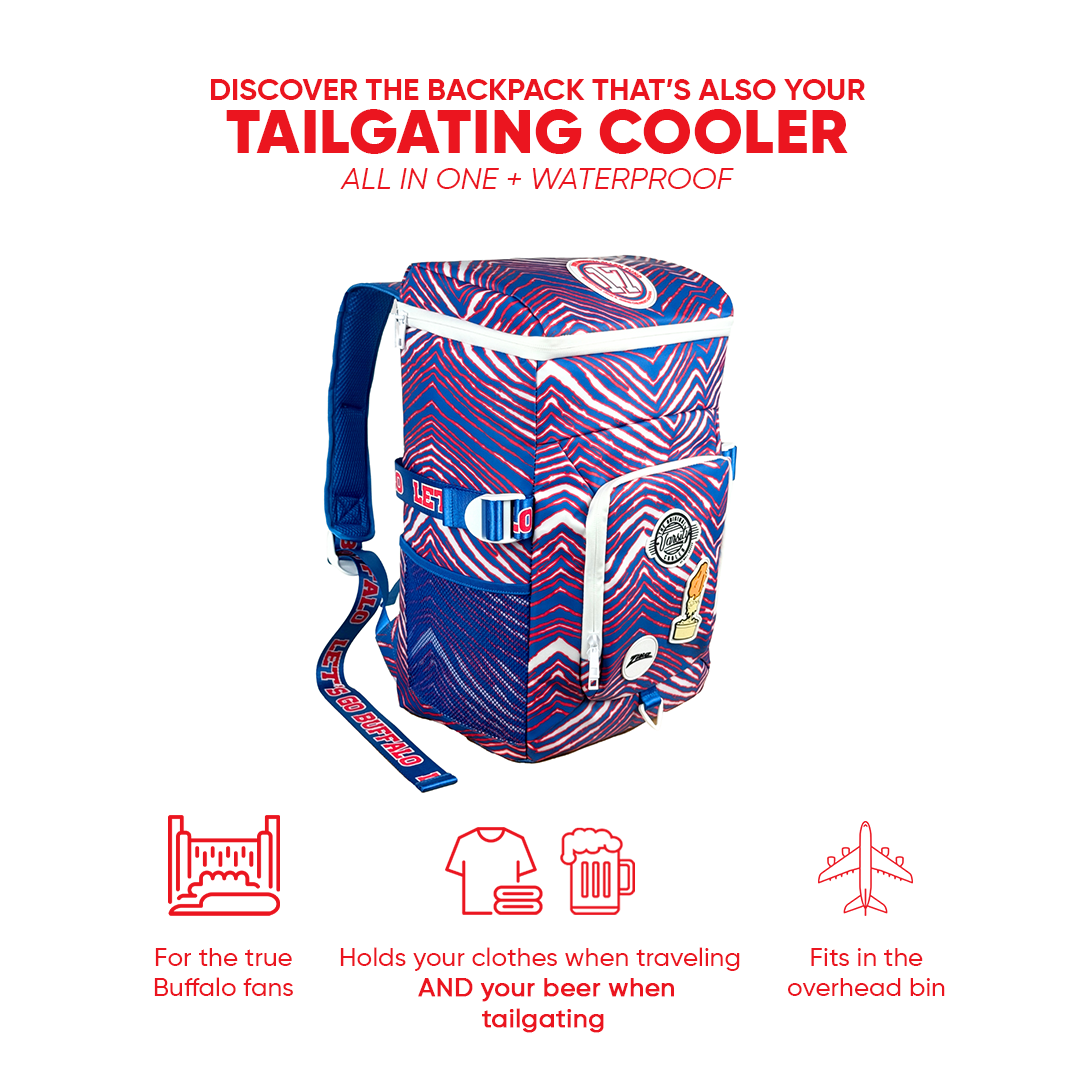 Buffalo Backpack Cooler - Patricia Allen Fund x Zubaz