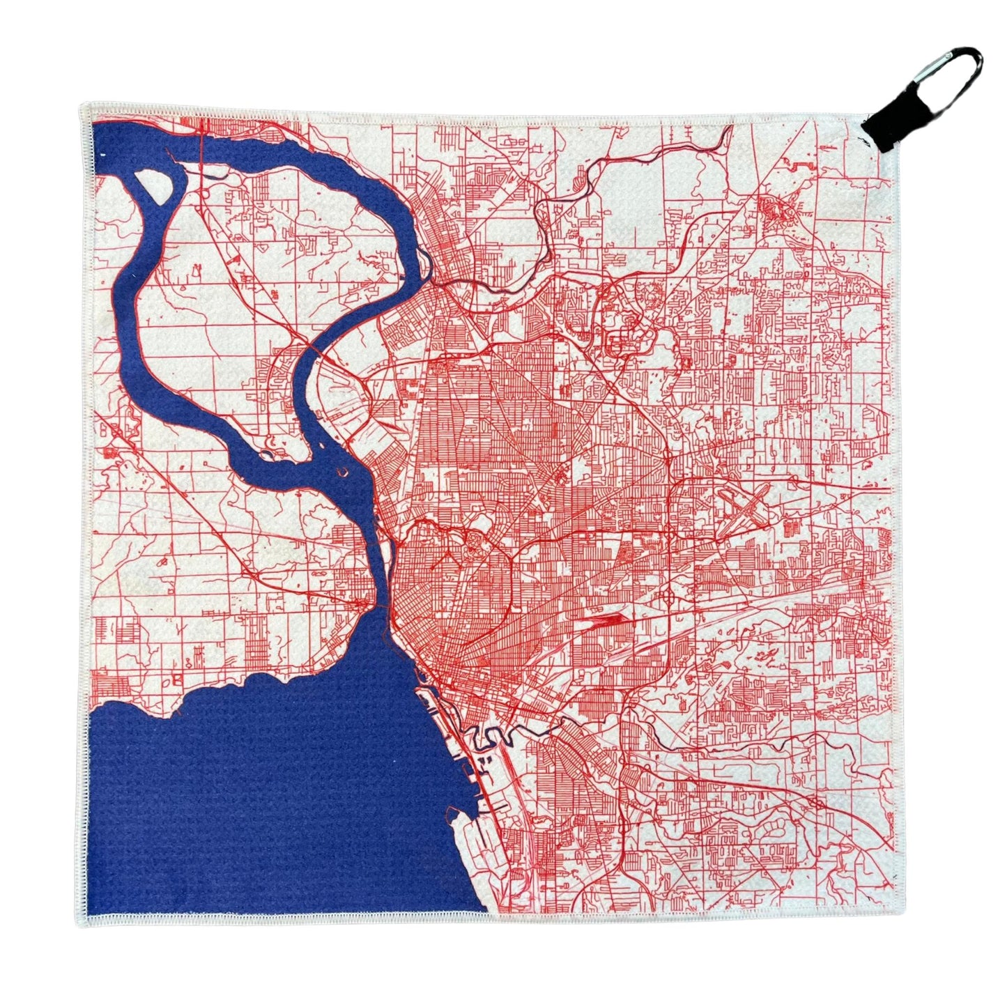 Magnetic Golf Towel - Buffalo Map