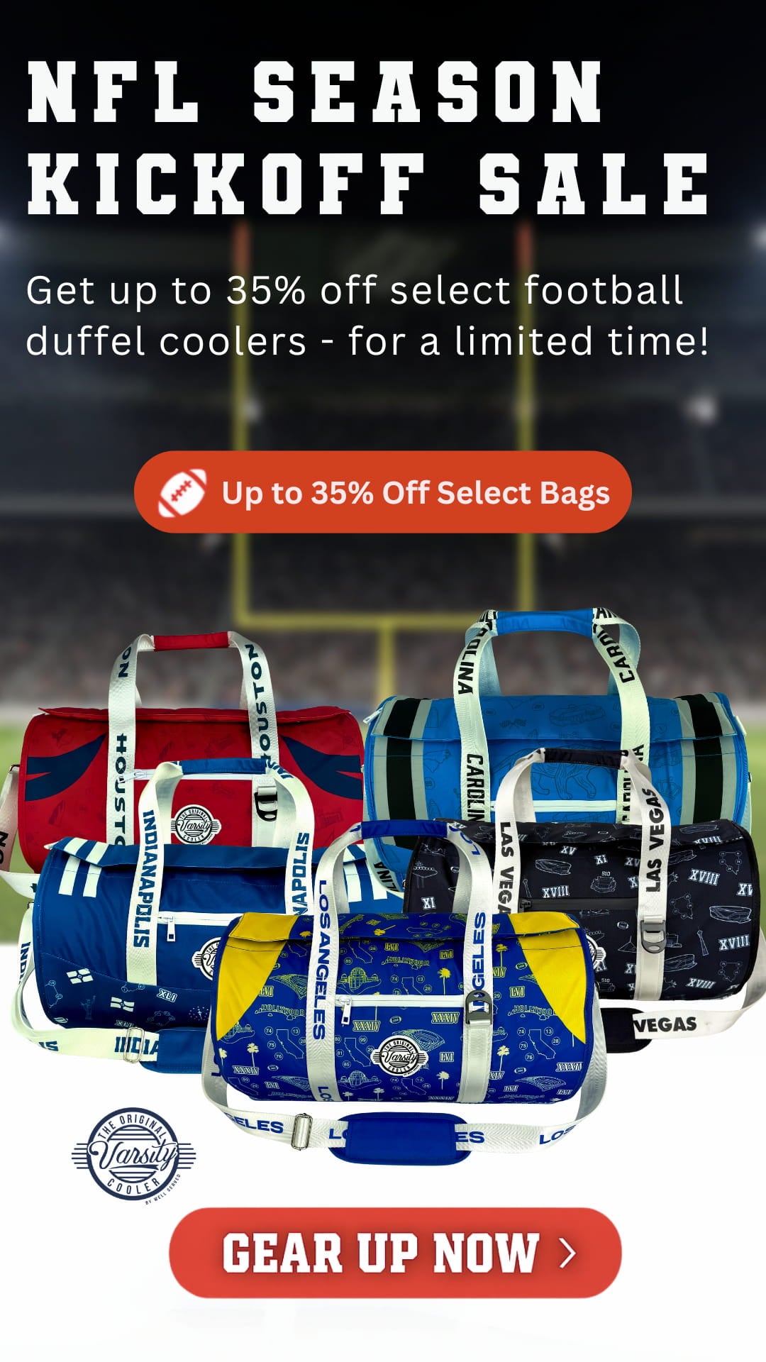 Football Season Duffle Sale