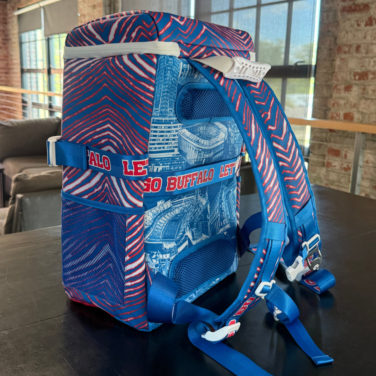 Buffalo Backpack Cooler - Patricia Allen Fund x Zubaz