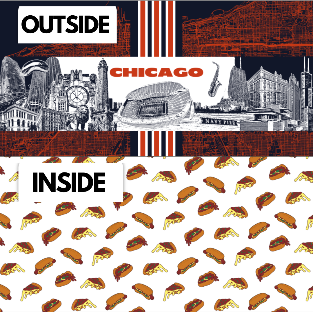 City Koozies - Qty2 - Fits 12oz Cans Chicago