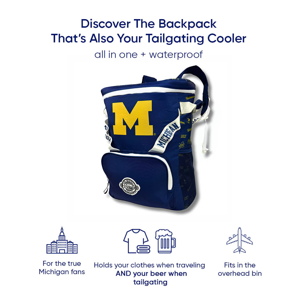 University of Michigan Backpack Cooler