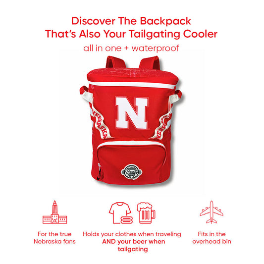 University of Nebraska Backpack Cooler