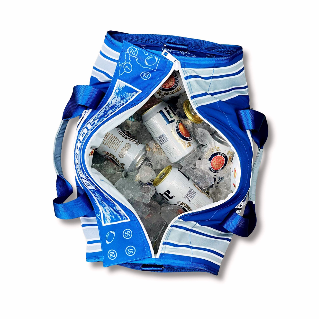 Detroit Duffle Cooler with cans & ice