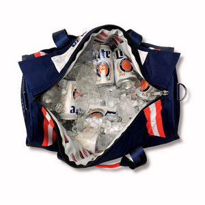 New-England-Duffle-Cooler-With-Cans-&-Ice