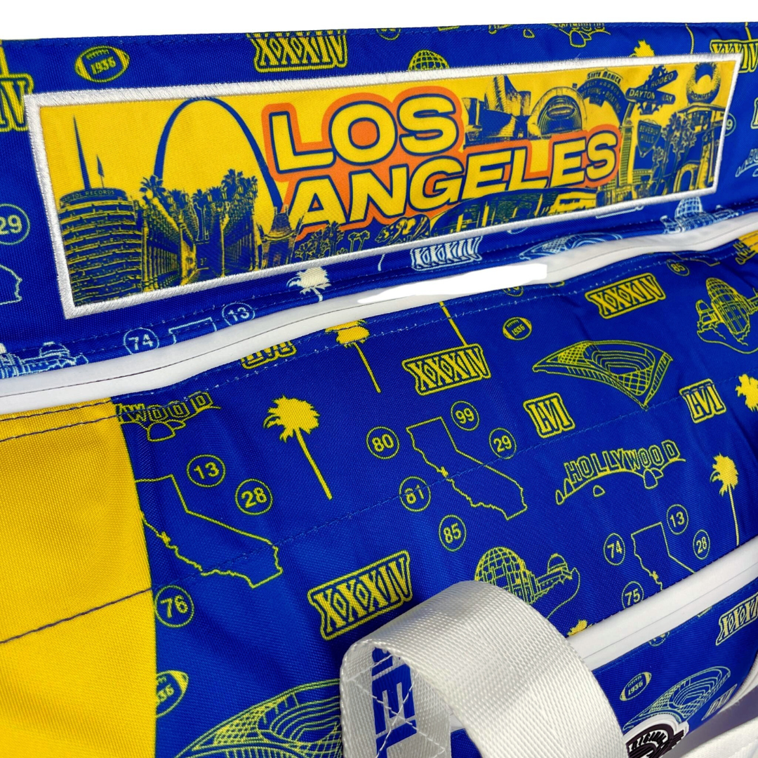 The Magnetic Flap of Los Angeles Duffle Cooler