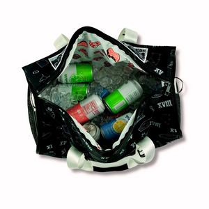 Duffle-cooler-with-cans-&-ice