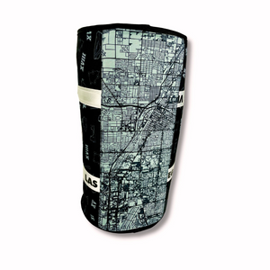 The-bottom-of-duffle-bag--features-each-city's-iconic-map.