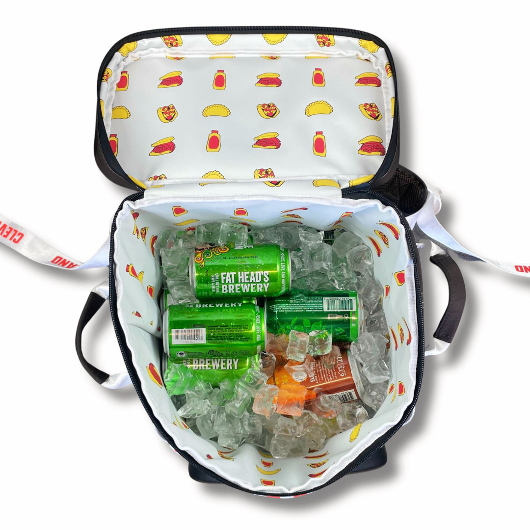 Cleveland Backpack Cooler With Cans & Ice