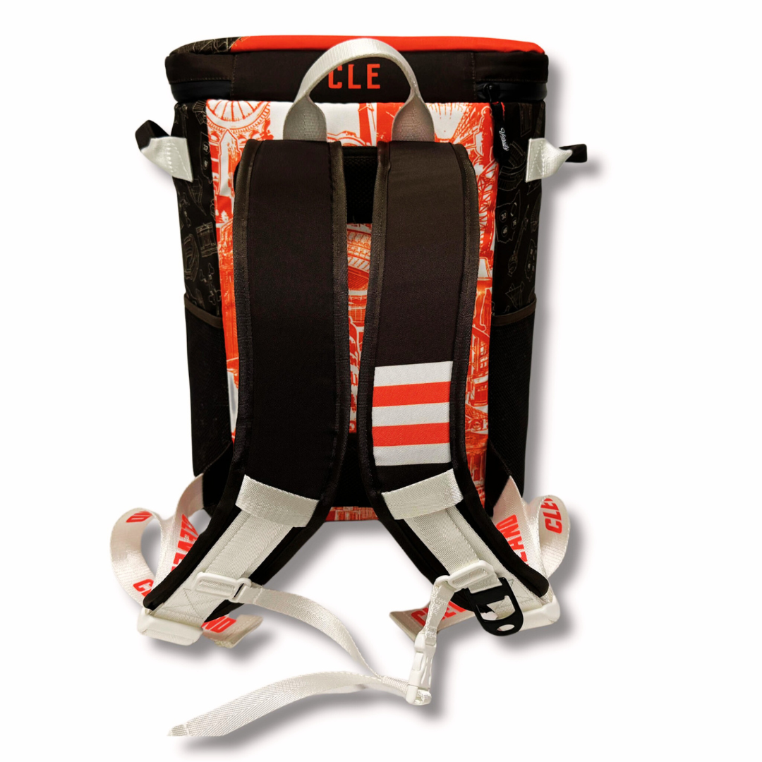 Back Part of Cleveland Backpack Cooler