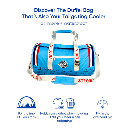 St Louis Baseball Duffel Cooler