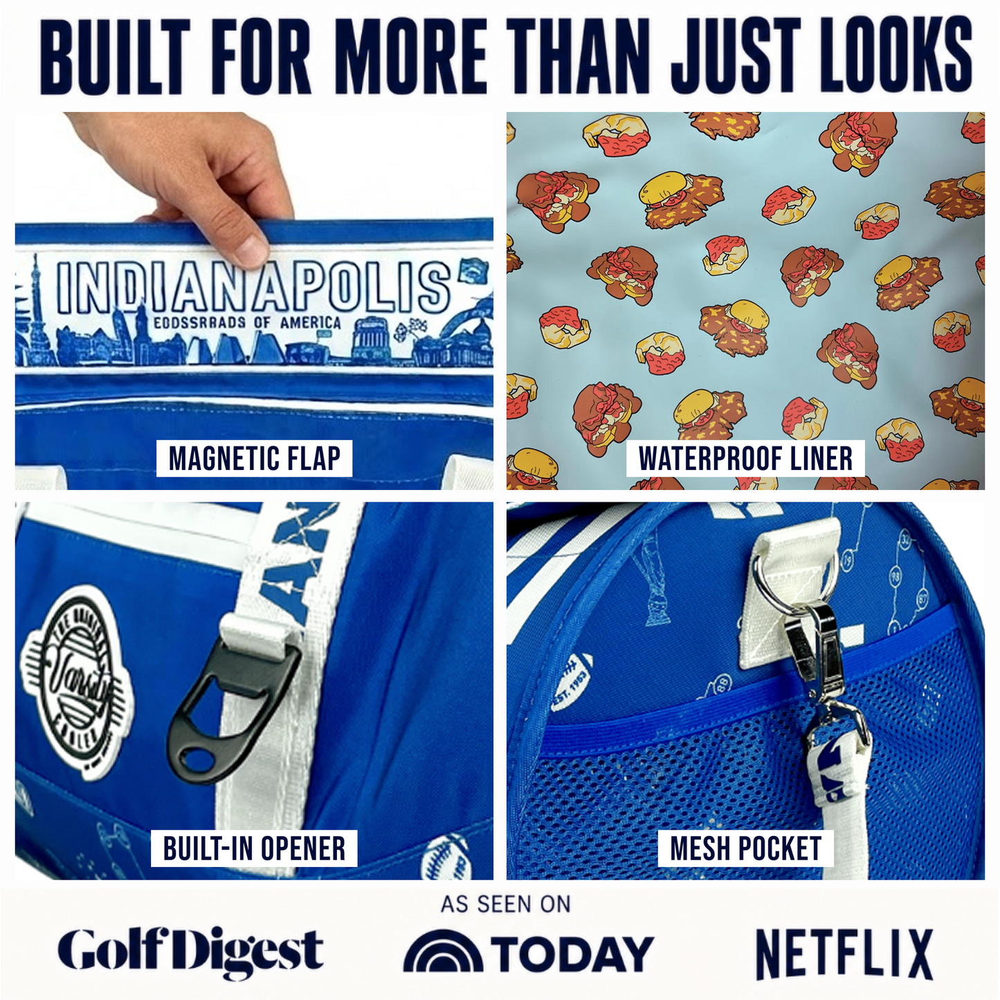 Indianapolis Duffel Cooler