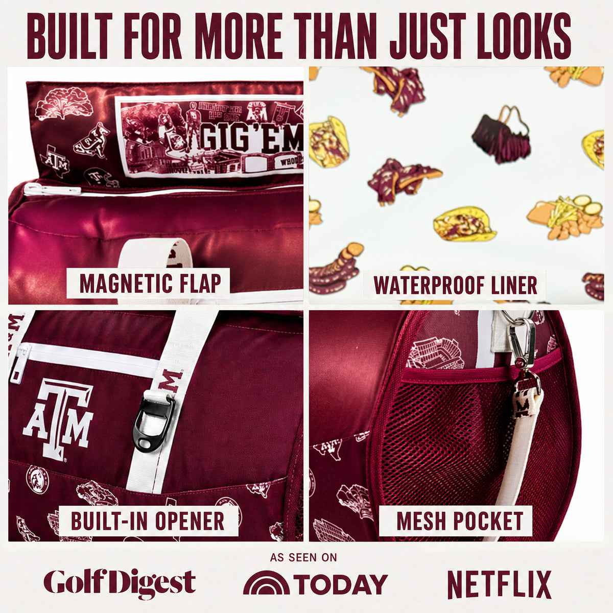 Texas A&M University Duffel Cooler