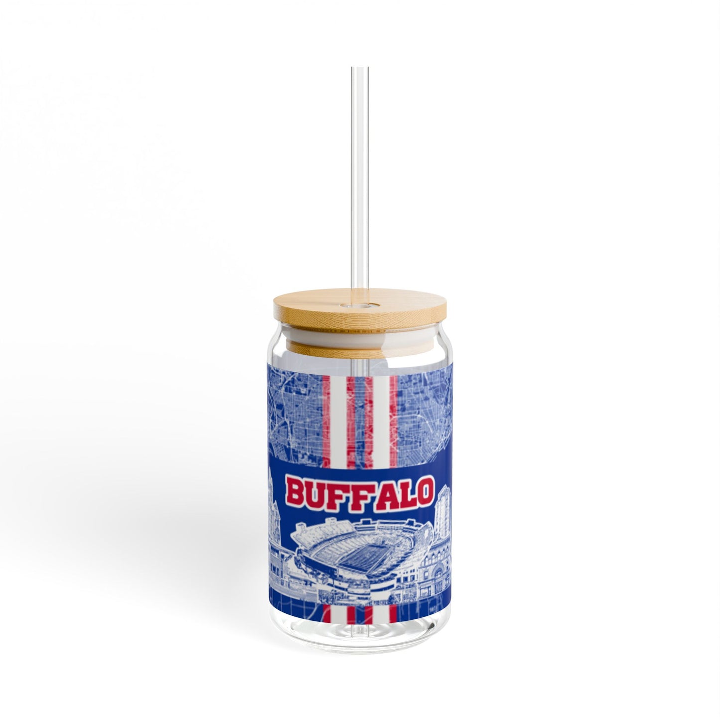 Buffalo Sipper Glass, 16oz