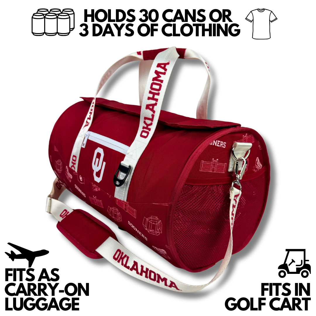 University of Oklahoma Duffle Cooler