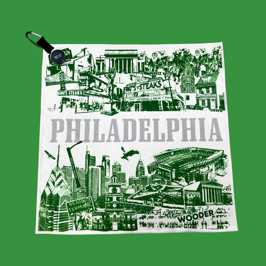 Magnetic Golf Towel - Philadelphia