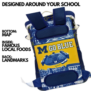 University-of-Michigan-Backpack-Cooler-Features