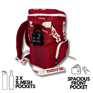 Side-Features-of-University-of-Oklahoma-Backpack-Cooler