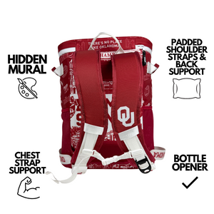 University-of-Oklahoma-Backpack-Cooler-Back-Part-Features