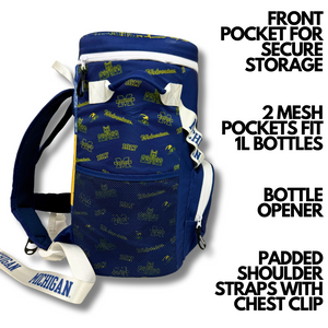Side-Features-Of-University-of-Michigan-Backpack-Cooler
