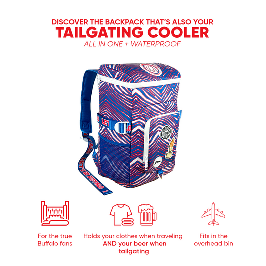 Buffalo Backpack Cooler - Patricia Allen Fund x Zubaz