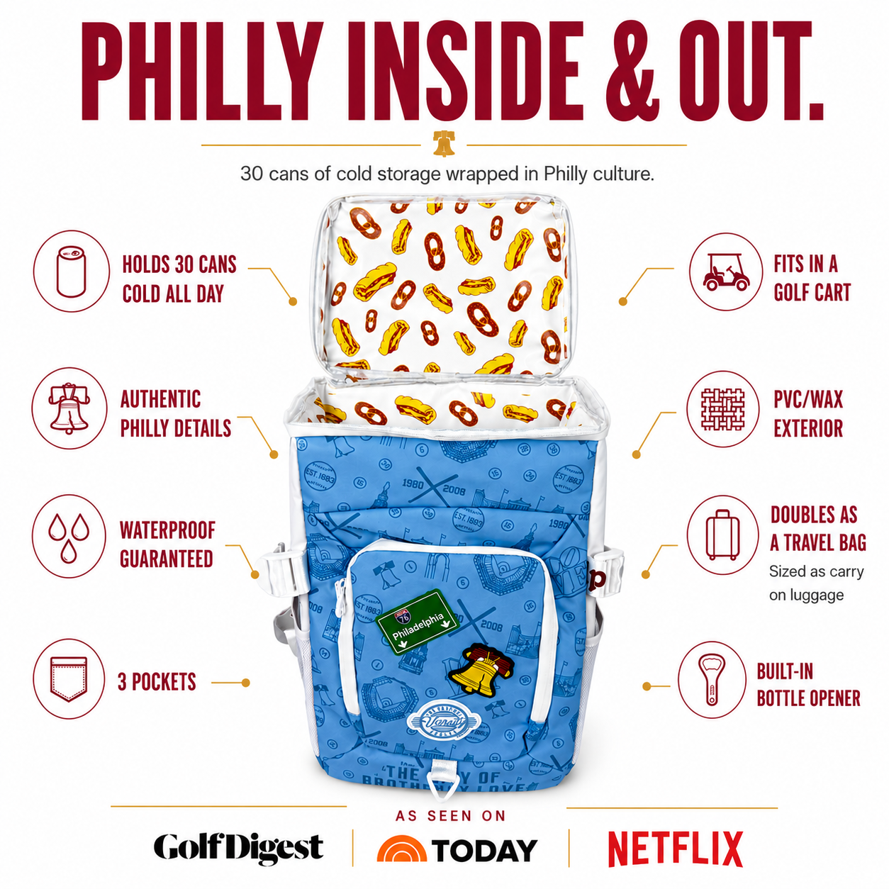 Philadelphia Baseball Backpack