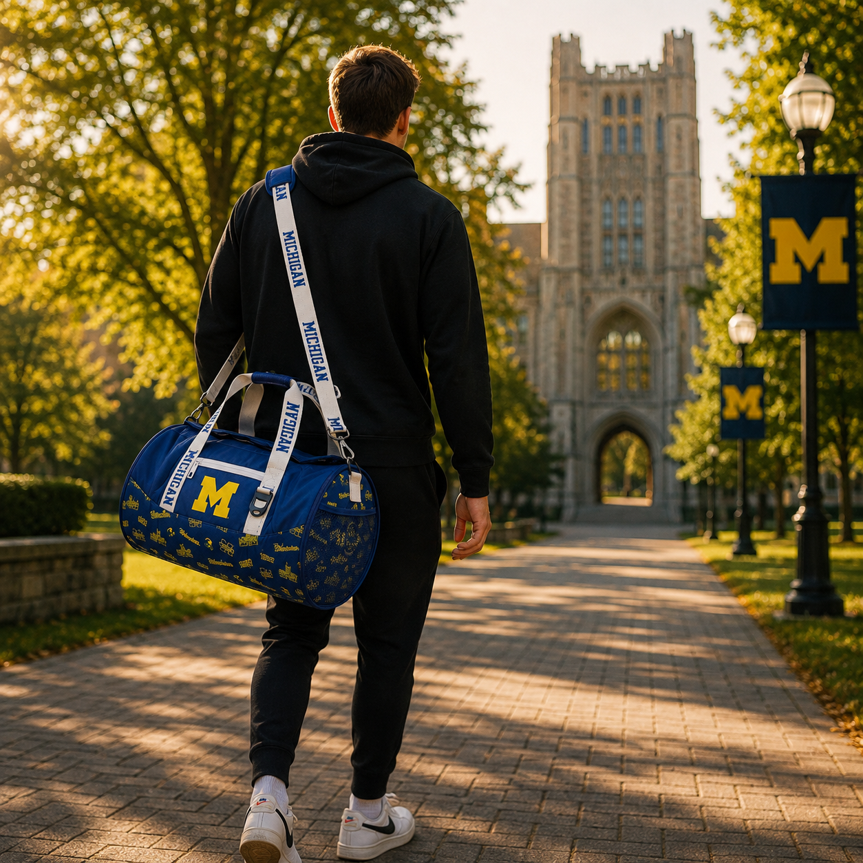 University of Michigan Duffel Cooler