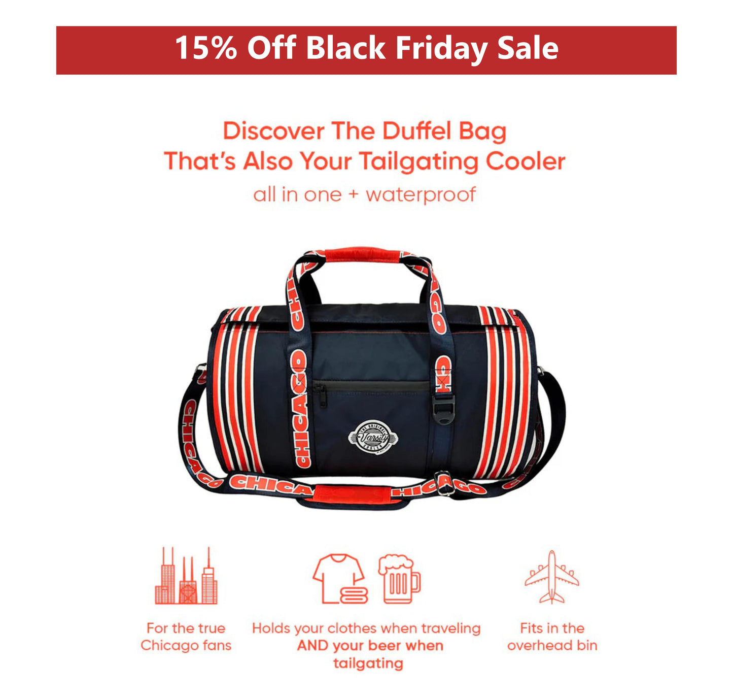 Chicago Duffel Cooler