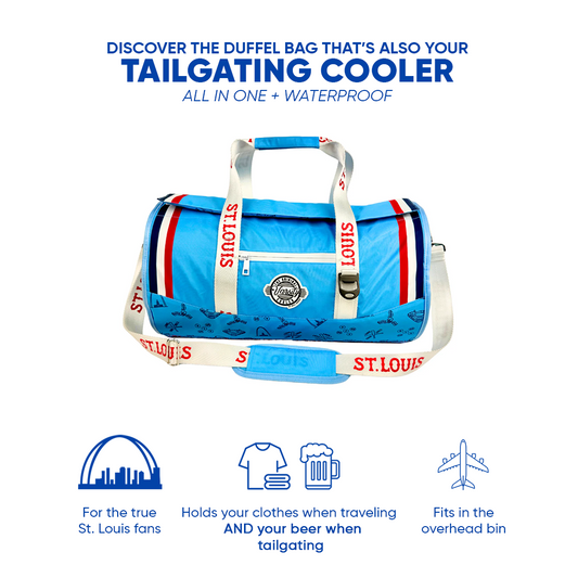 St Louis Baseball Duffel Cooler