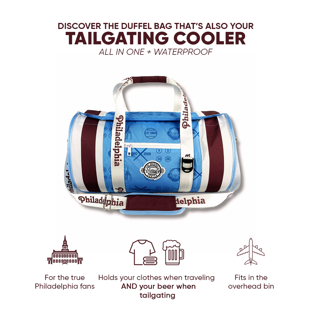 Philadelphia-Baseball-Duffel-Cooler