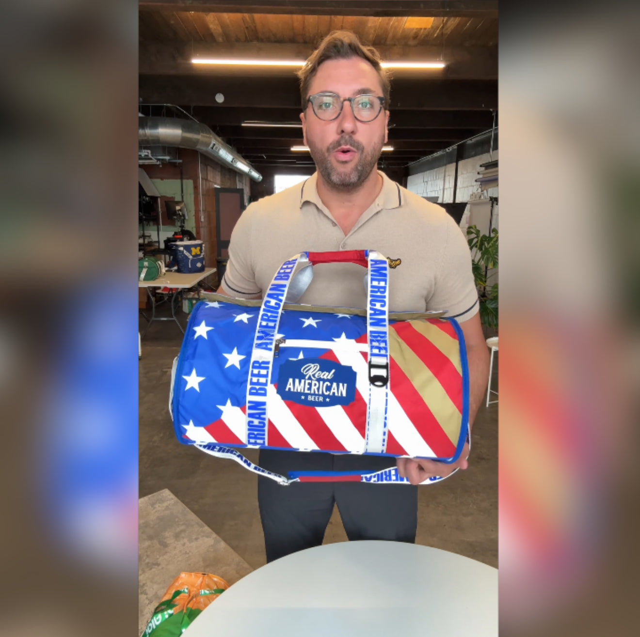 Load video: Mike, co-founder of Varsity Coolers, showcases some of the branded collaboration possibilities.