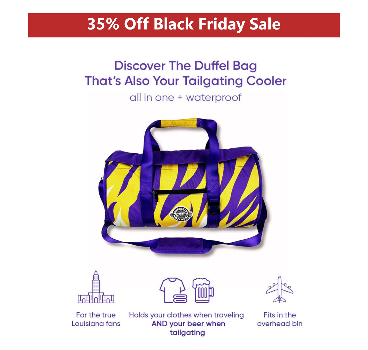 Louisiana Duffel Cooler