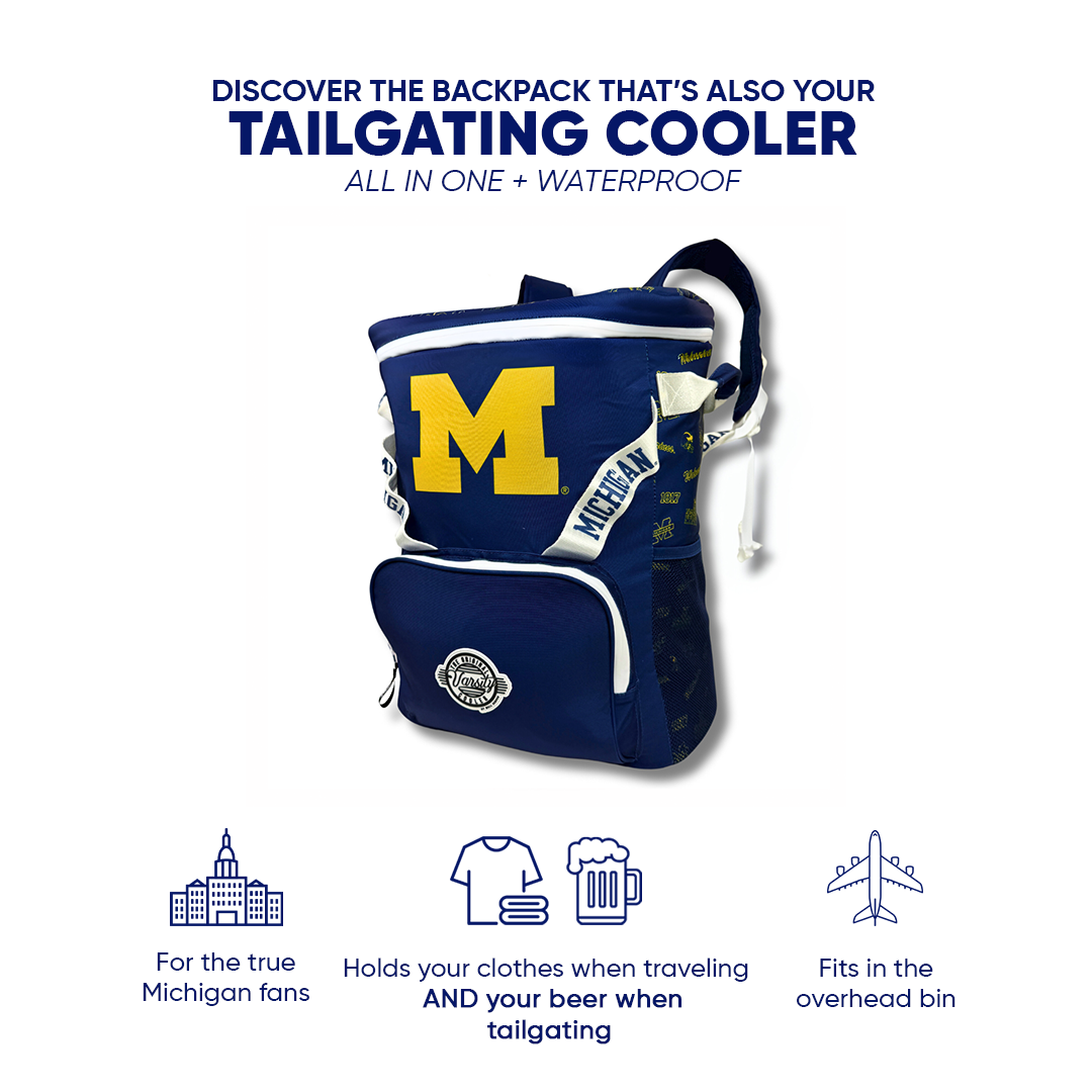 University of Michigan Backpack Cooler