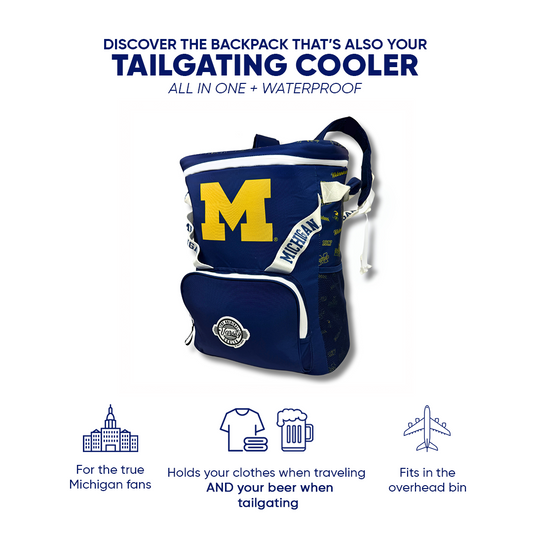 University of Michigan Backpack Cooler