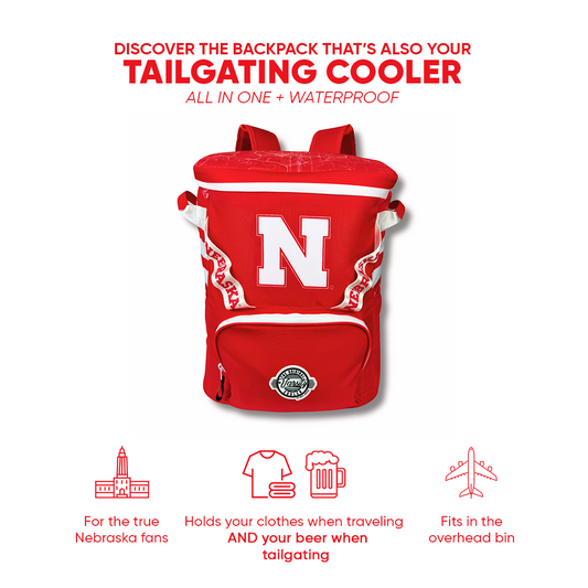 University of Nebraska Backpack Cooler