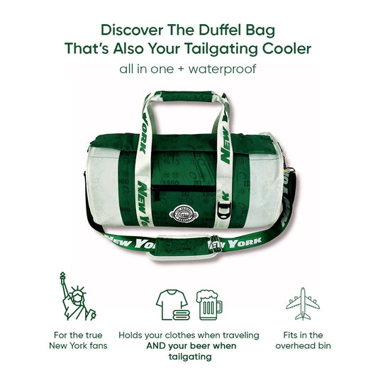 New York Duffel Cooler - Green