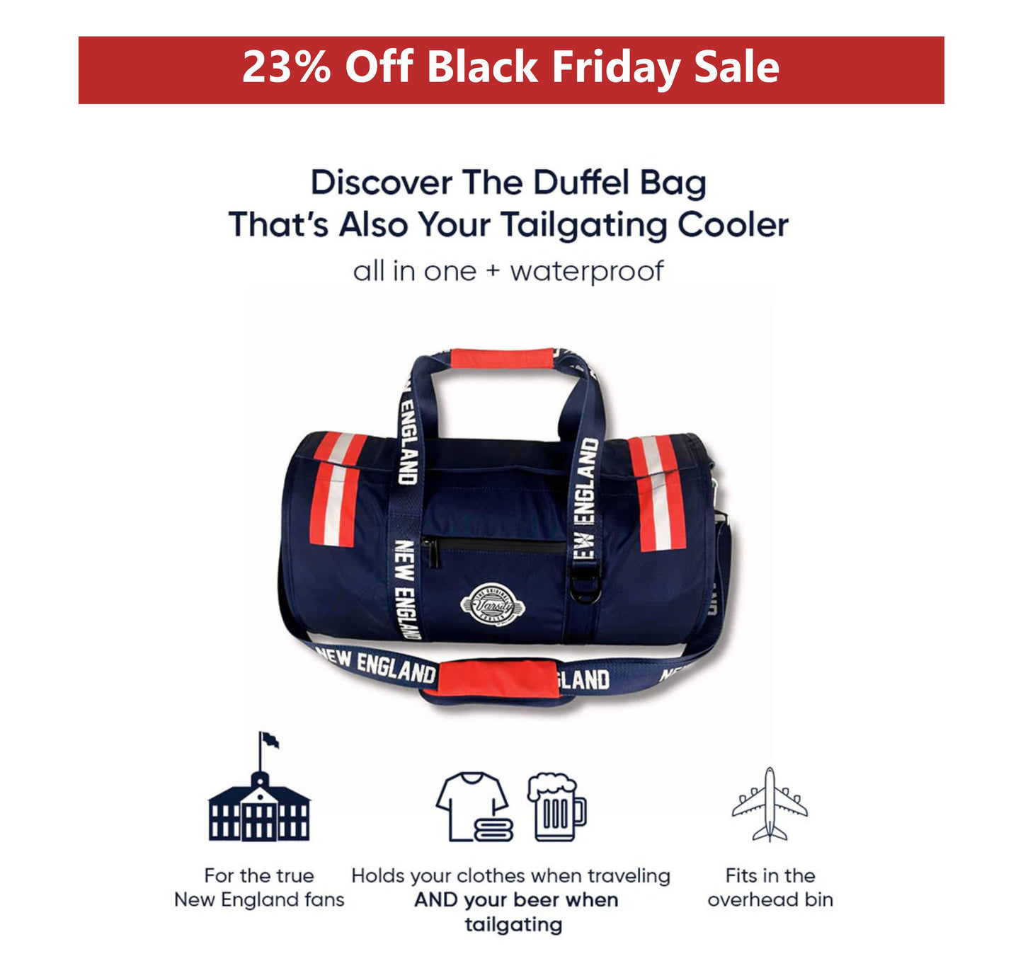 New England Duffel Cooler