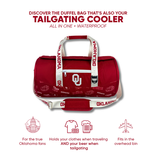 University of Oklahoma Duffel Cooler