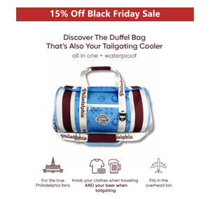 Philadelphia-Baseball-Duffel-Cooler