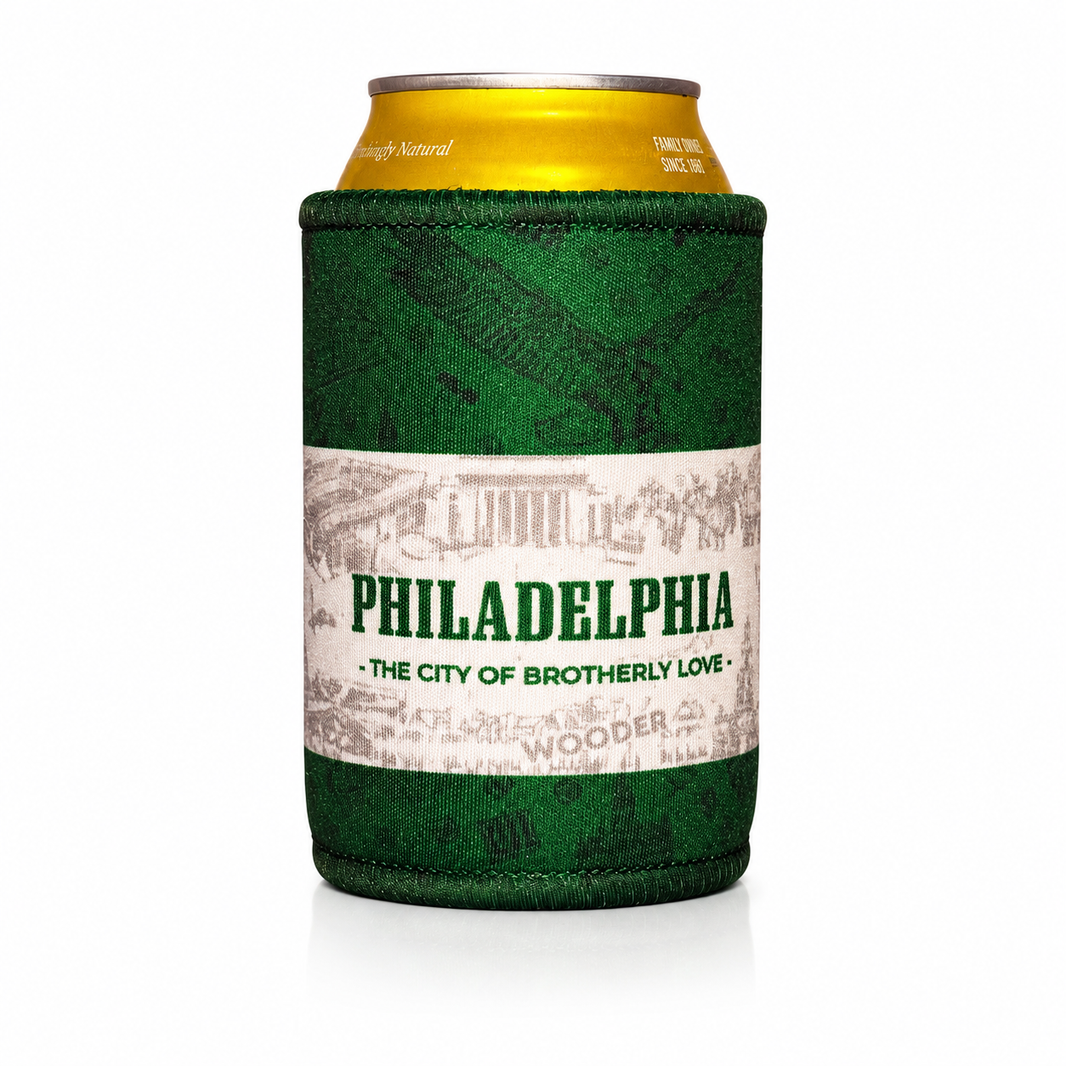 Philadelphia city koozies, set of two